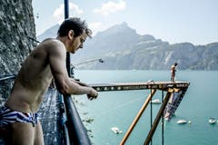 Ein Athlet bereitet sich mental vor. (Bild: Romina Amato / Red Bull)
