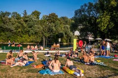 Hier gibt es auch Liegeplätze. (Bild: Philipp Schmidli (Luzern, 2. August 2018))