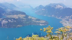 Warum in die Ferne schweifen, wenn das Schöne liegt so nahe... Zentralschweizer Fjorde, aufgenommen am Fronalpstock (Bild: Rita Bieri)