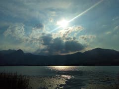 Abendstimmung am Sarnersee. (Bild: Bruno Ringgenberg, 5. August 2018)
