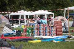 Auch kühlende Getränke dürfen natürlich nicht fehlen.