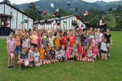 Die Schar des Blaurings Buttisholz in Lenk.