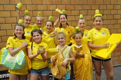 Im Lager der Spono Eagles Nottwil in Küssnacht am Rigi präsentiert sich das Team «Sunny Honey». (Bild: Lukas Lipp)