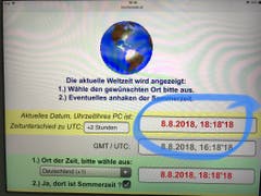 Wieder einmal eine aussergewöhnliche Schnapszahl. (Bild: Xaver Husmann)
