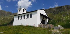 Die Kapelle der heiligen Barbara von Nikomedien am Silvretta-Stausee in Österreich. (Bild: Josef Stalder)