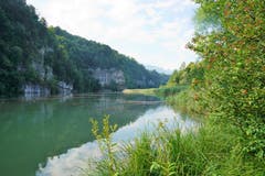 Blick auf den Stausee von Norden.
