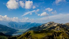 Mit Blick auf den Walensee. (Bild: Renato Maciariello)