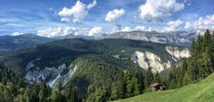 Ein Ausblick auf die Rheinschlucht. (Bild: Toni Sieber)