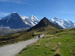 Kein Touristenrummel auf dem Männlichen. (Bild: Josef Müller (Männlichen, 11. September 2018))