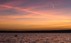 Abendrot am Zugersee. (Bild: Daniel Hegglin (Zug, 11. September 2018))
