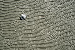 Schönes Muster im Sand beim Grimselsee. (Bild: Marianne Schmid (9. September 2018))