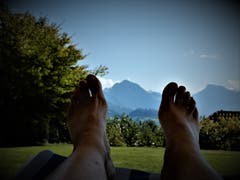 «Chillen ist die grosse Kunst, sich beim Ausruhen nicht zu langweilen.» (Bild: Margrith Imhof-Röthlin (Meggen, 12. September 2018))