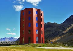 Der Theater Origen-Turm. (Bild: André Egli (Julierpass, 9. September 2018))