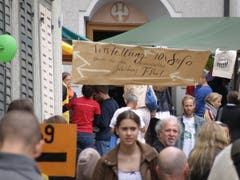 Ende Mai 2014 wurde zehnmal Sufo gefeiert - unter anderem mit einer Ausstellung und einem Jubel-T-Shirt. (Bild: Daniel Klingenberg - 24. Mai 2015)