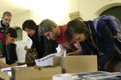 Zu welchem Workshop melden wir uns noch an? Impression vom Sufo 2008. (Bild: Reto Voneschen - 17. Mai 2008)