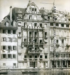 Der Portier der Hotel Federal hingegen soll ein Freier gewesen sein. (Bild: Hotelarchiv Schweiz)