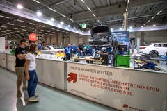 Die Swiss Skills erlauben den Besuchern einen direkten Einblick in die verschiedenen Berufe.