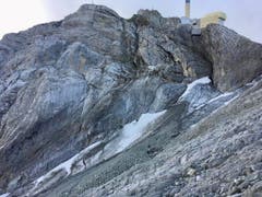 Der Blaue Schnee am Säntis (Bild: Pia Hollenstein)