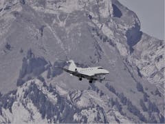 Pilatus PC-24 im Landeanflug auf Buochs. (Bild: Hans Steiner (Stans, 20. September 2018))