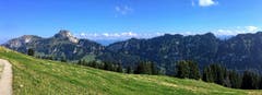Die Westseite des Hohen Kasten von der Alp Sigel aus gesehen. (Bild: Toni Sieber)