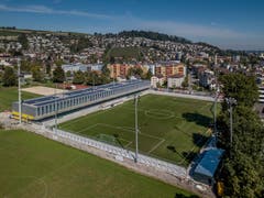 Gespielt wird im neuen SCK-Stadion auf Kunstrasen. Bild: Pius Amrein (Kriens, 26. September 2018)