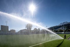 Auch eine Sprinkleranlage ist fest eingebaut. Bild: Pius Amrein (Kriens, 26. September 2018)