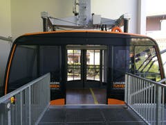 An der Talstation der Seilbahn Lungern-Turren. (Bild: Urs Gutfleisch (Lungern, 26. September 2018)