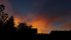 Wunderbare Abendstimmung über Münchwilen. (Bild: Stephan Lendi)