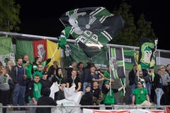 Fussball Challenge League Kriens Schaffhausen Eröffnung Choreo 1. Spiel in neuem StadionFotografiert am 28. September 2018 in Kriens.Nadia Schärli Luzernerzeitung