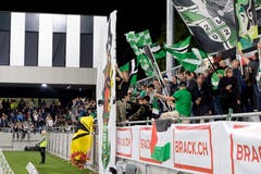Fussball Challenge League Kriens Schaffhausen Eröffnung Choreo 1. Spiel in neuem StadionFotografiert am 28. September 2018 in Kriens.Nadia Schärli Luzernerzeitung