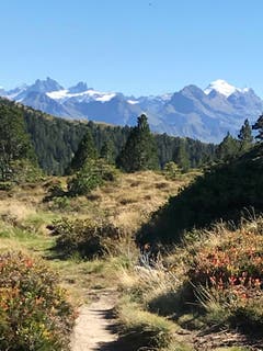 Aussicht auf die Innerschweizer Berge. (Bild: Fredi Meyer (Fürstein, 27. September 2018))