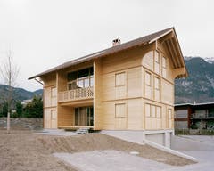 Auf dem 2. Rang in der «Region Zentrum»: Das Einfamilienhaus «Mondhaus» in Alpnach. (Bild: PD)