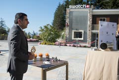 Hamad Abdulla Al-Mulla, CEO der Katara Hospitality, bei der offiziellen Einweihung. (Bild: Corinne Glanzmann (Bürgenstock, 28. September 2018))
