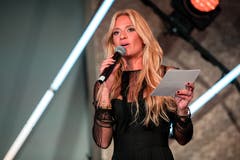 Als Moderatorin führte Ex-Miss-Schweiz Christa Rigozzi die Gäste durch den Abend. (Bild: Philipp Schmidli, 28. September 2018)
