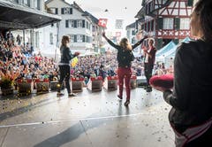 Die neue Apfelkönigin heisst Melanie Maurer und kommt aus Sulgen. Bild: Andrea Stalder