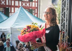 Die neue Apfelkönigin heisst Melanie Maurer und kommt aus Sulgen. Bild: Andrea Stalder