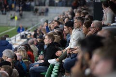 Blick auf die neue Haupttribüne. (Bild: Nadia Schärli (Kriens, 28. September 2018))