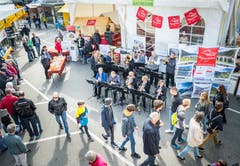 Empfang der Gastregion Valposchiavo. Bild: Andrea Stalder