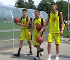 Dieses Bild aus dem Basketballlager in Tenero erreichte über 250 Likes. (Bild: Instagram/alexisbirboutsakis)