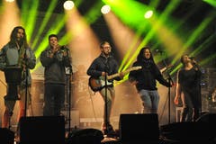 Auch «Basement Roots» traten am Jubiläum des Kellertheaters auf. (Bild: Urs Hanhart (Altdorf, 29. September 2018))
