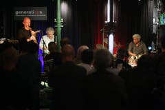 Adam Pieronczyk, Mirislav Vitous und Trilok Gurtu im «Dreiegg». (Bild: Chris Marty/frauenfeld-events.ch)