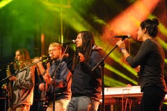 «Basement Roots» heizten dem Publikum ein. (Bild: Urs Hanhart (Altdorf, 29. September 2018))