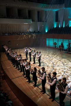 BML Talents der Bürgermusik Luzern. (Bild: Manuela Jans-Koch, 29. September 2018 im KKL Luzern.)