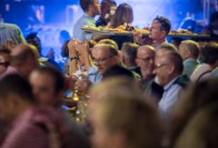 Konstanz (D) - Stimmung und viel Bier am Oktoberfest in Konstanz.
