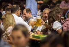Konstanz (D) - Stimmung und viel Bier am Oktoberfest in Konstanz.