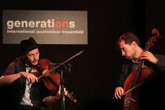 Das Kaleidoscope String Quartet in der Kantiaula. (Bild: Chris Marty/frauenfeld-events.ch)