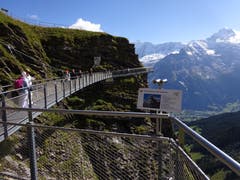 Fernsicht auf Grindelwald-First. (Bild: Josef Müller (4. September 2018))
