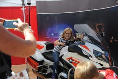 Fotoshooting auf einem Polizeitöff. (Bild: Urs Hanhart, Altdorf, 8. September 2018)