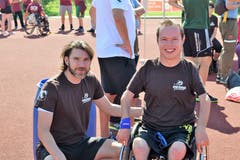 FCSG Spielerlegende Marc Zellweger nahm auch an der Veranstaltung teil. (Bild: Maria Keller)