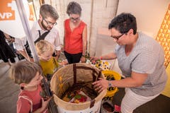 An der Wirtschafts- und Erlebnismesse Uri 18 gibt es viel zu erleben. Da kommen alle auf ihre Kosten. (Bild: Marc Püntener, Altdorf, 8. September 2018)